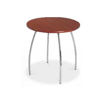 Modern Round Steel Table – Brown, Perfect for Restaurants Manufacturers in Goa